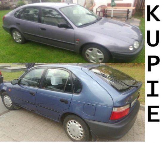 Kupię Toyotę Corolla e9 e10 e11 tel(skorzystaj z formularza) SKUP TOYOT